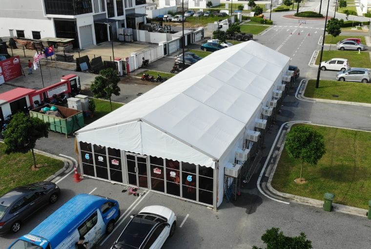 Aircond Marquee Tent Rental Johor Bahru