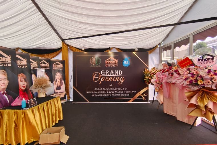 Grand Opening Inhome Awning Flowers