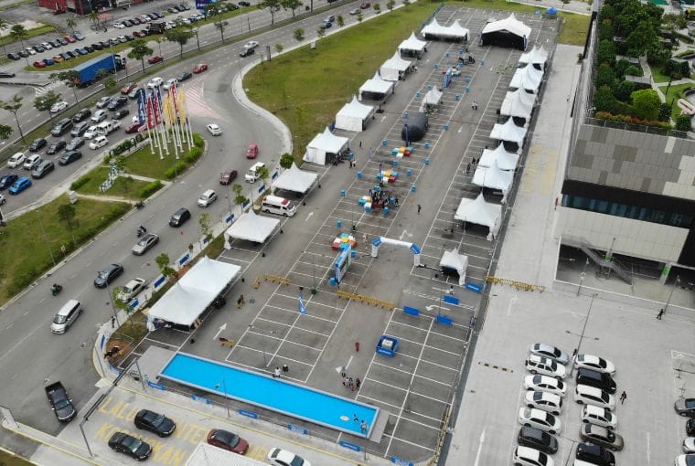 arabian canopy rental at Toppen Shopping Mall