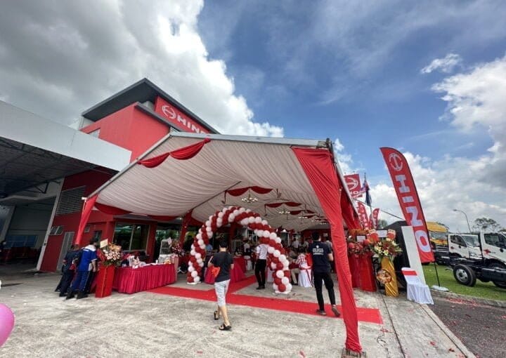 Marquee Tent Grand Opening Hino