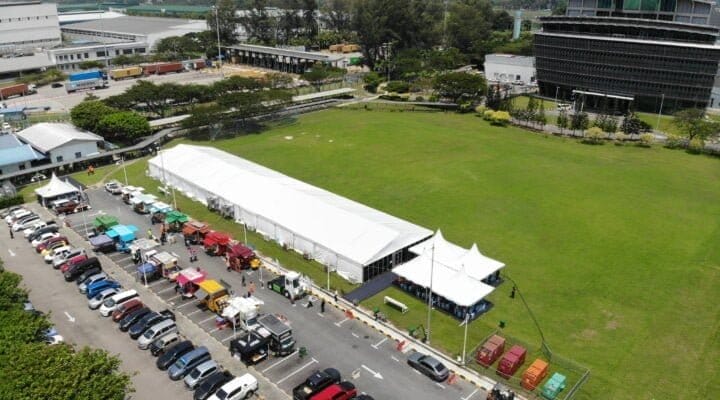 aircond marquee tent