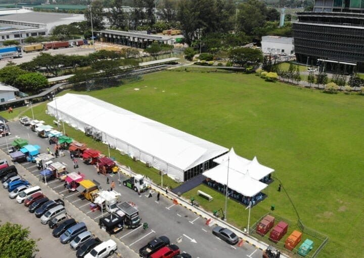 aircond marquee tent