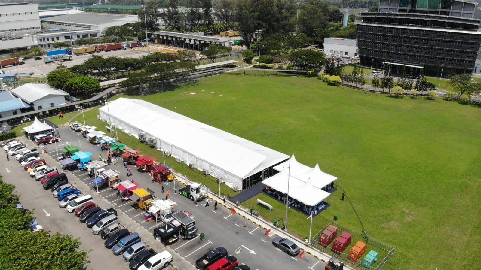 aircond marquee tent