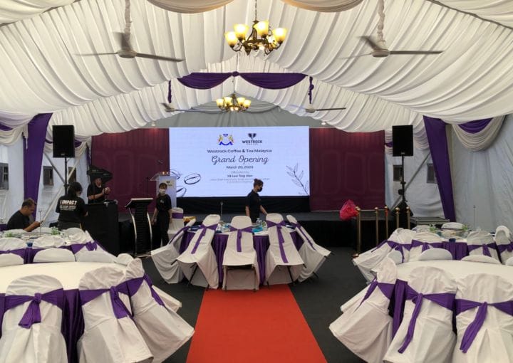 aircond marquee tent