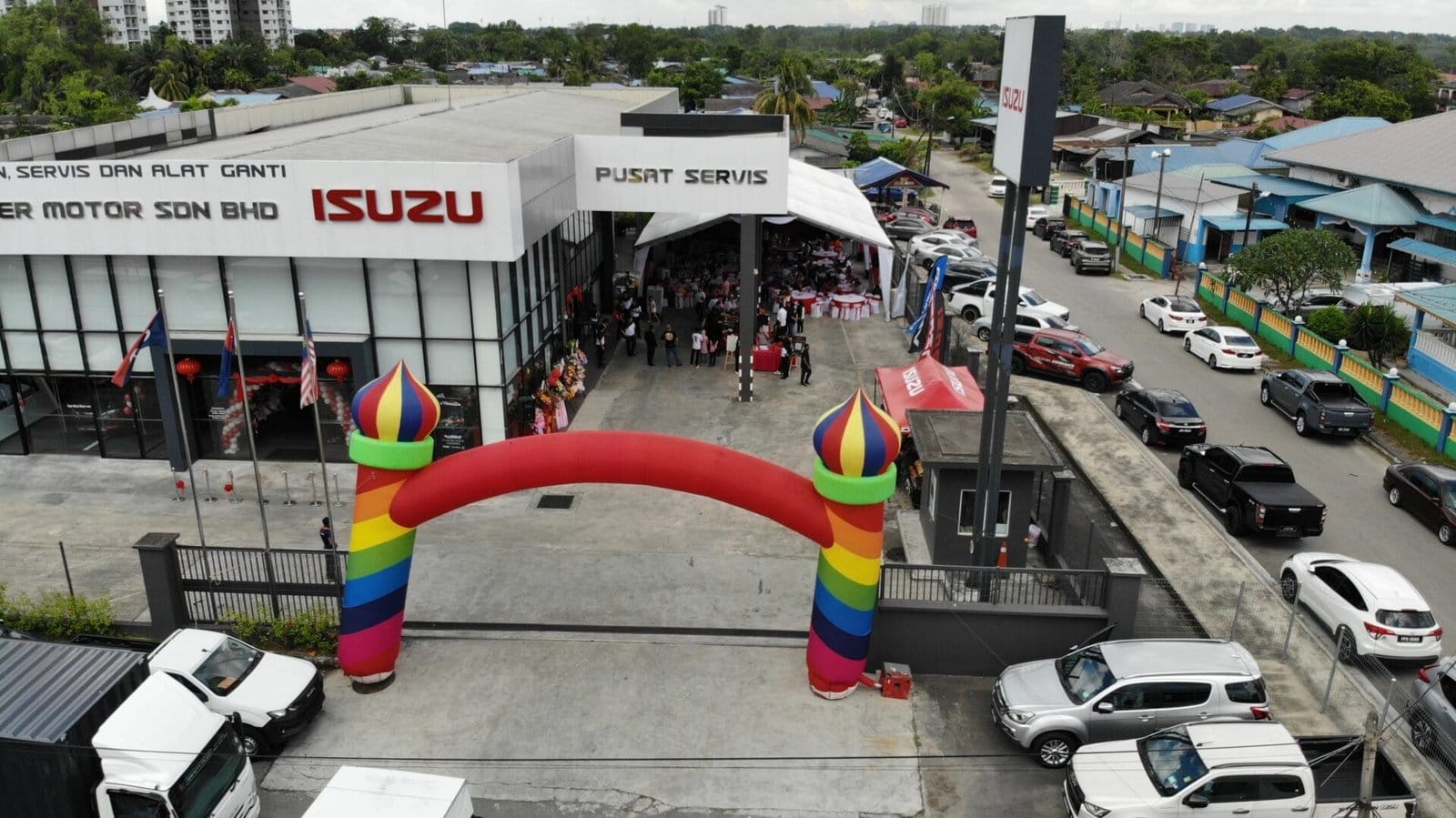 Marquee Tent Solutions for Isuzu